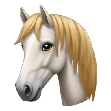 horse with a ceown sticker