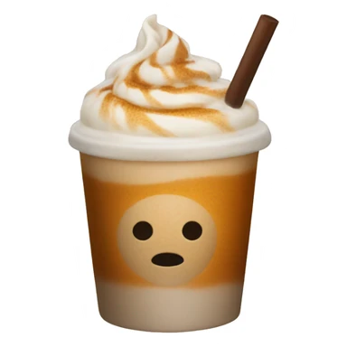Iced pumpkin spice latte sticker