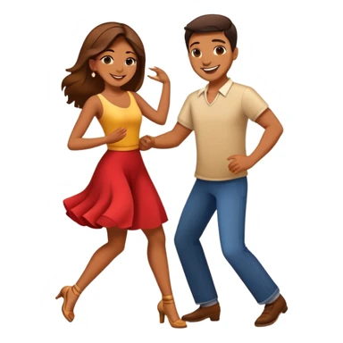 Deux personnes qui danse le zouk  sticker