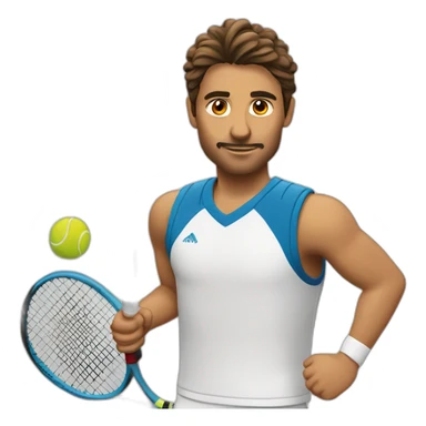 Spanish tennis player sticker
