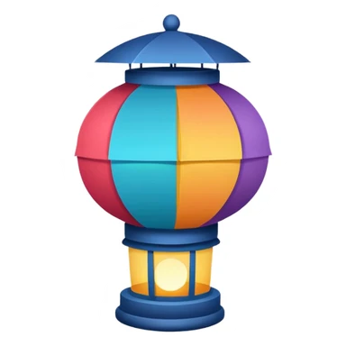 Night Market Lantern sticker