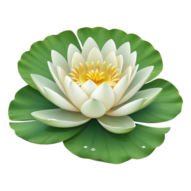 water lily sticker