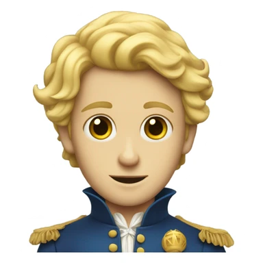 The blonde Little Prince from Shakespeare sticker