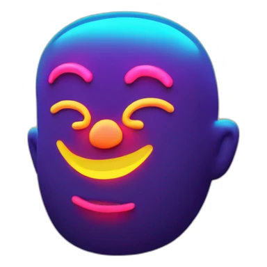 Juicy booty neon sign style man sticker