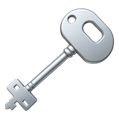 A regular key sticker