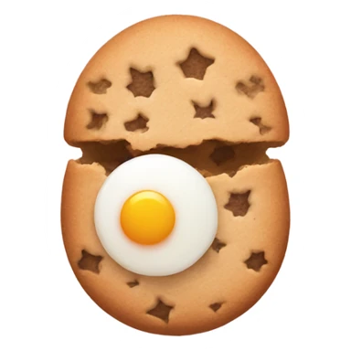Egg making cookies  sticker