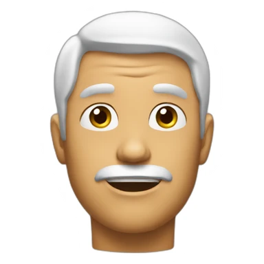 grown man with a WTF face sticker