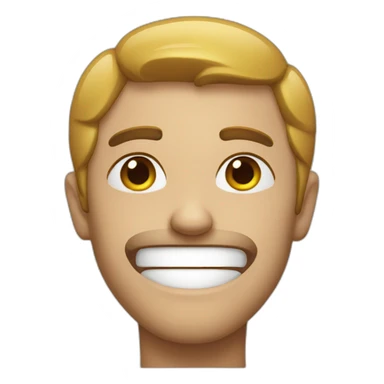 Sarcastic smile  sticker