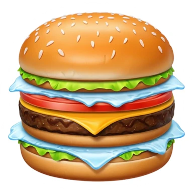 ice burger sticker
