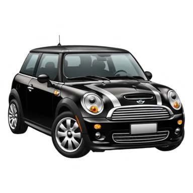 Mini cooper black sticker