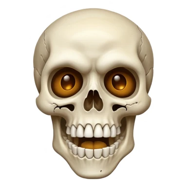 Raging skeleton sticker