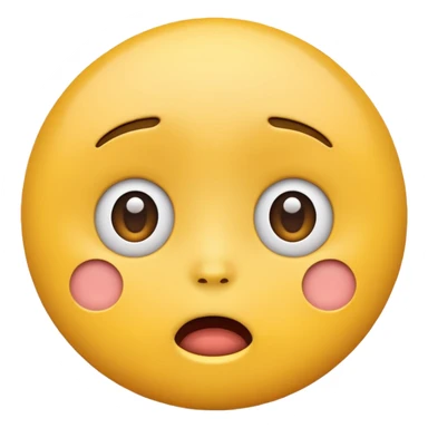 surprised face emoji sticker