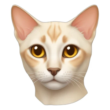 Flame point siamese cat sticker