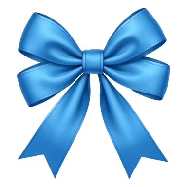 🩵 with a ribbon  sticker