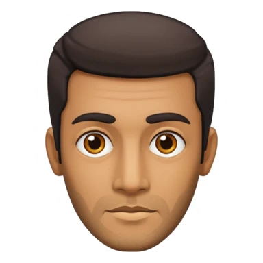 a guy thats from sri Lanka and has side burns and a rectangle head sticker