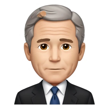 George W. Bush president sticker