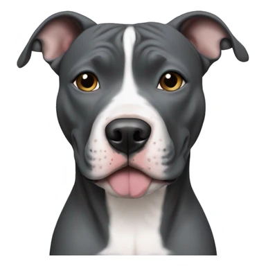 blue nosed pitbull sticker