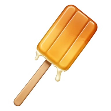 maple taffy on a popsicle stick sticker