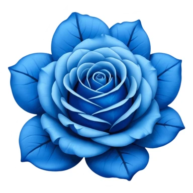 Rosa azul sticker