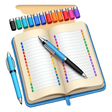 Mood tracking journal sticker