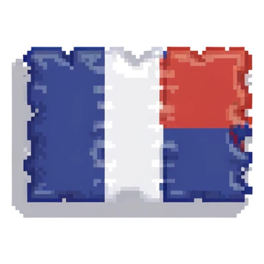 French flag crossed out sticker