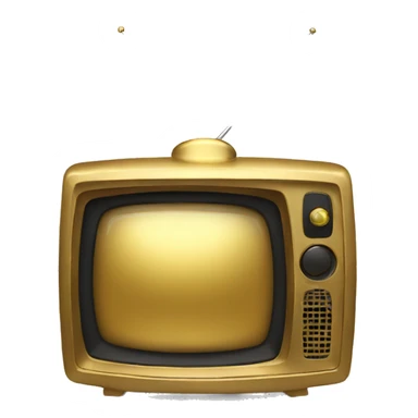 gold tv sticker