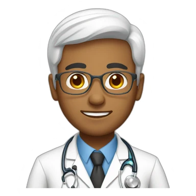 bangladeshi doctor guy white sticker