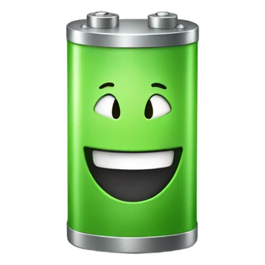 Happy Green battery sticker