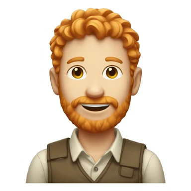 1 happy ginger root emoji sticker
