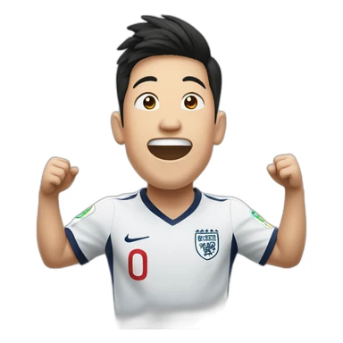 Heung min son celebration sticker