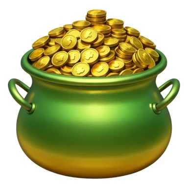 pot of gold sticker