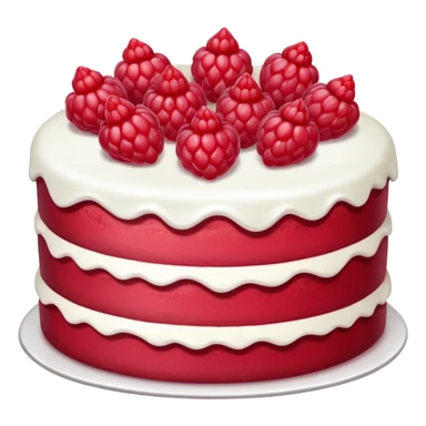 a raspberry cake sticker