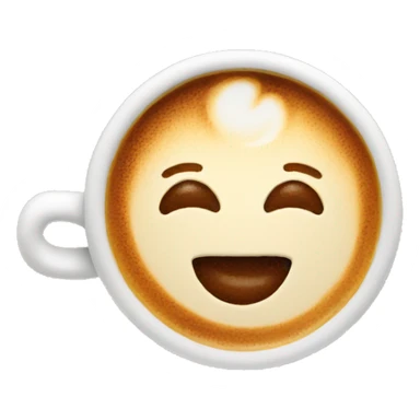 Coffee latte sticker