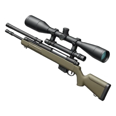 A sniper rifle  sticker