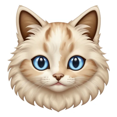 Color point cat sticker