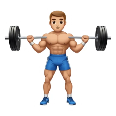barbell shrugs sticker