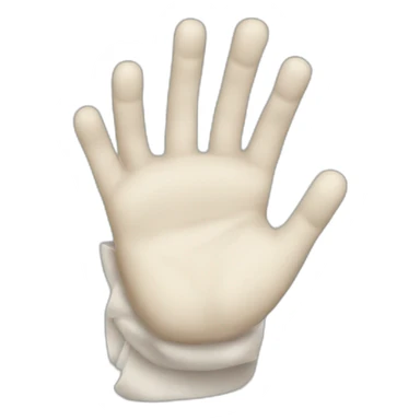 Hand In a Cast sticker
