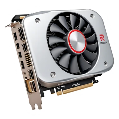 Ati radeon rx550 graphics card sticker