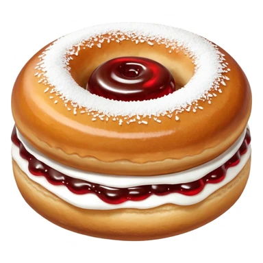 Sufganiyah Jelly doughnut sticker