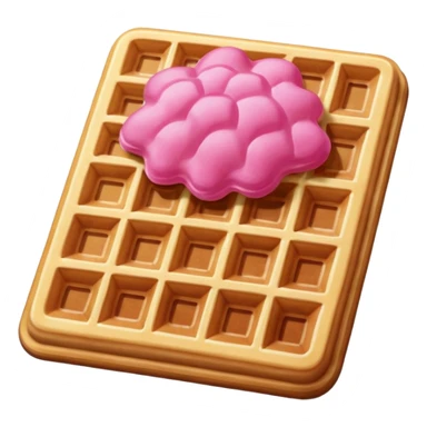 color pink waffle sticker