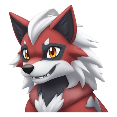  Incineroar Zoroark Lycanroc Quilava Fakemon sticker