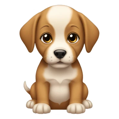 Baby wearing dog customs sticker