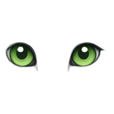 Russian blue cat with green eyes sticker