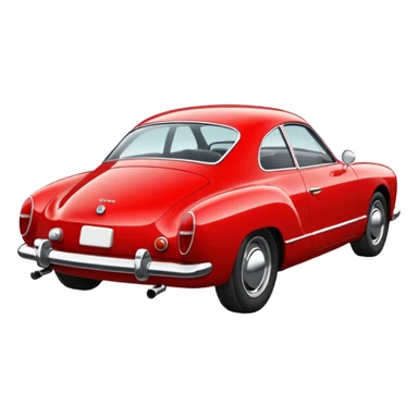karmann ghia backside sticker