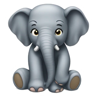 The elephant in the bedroom sticker