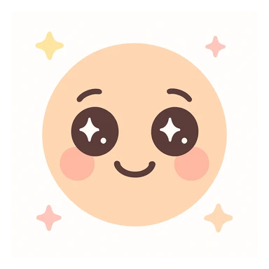 sexy, hot, goodlooking emoji face, blushing, seductive sticker
