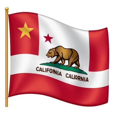 California flag sticker