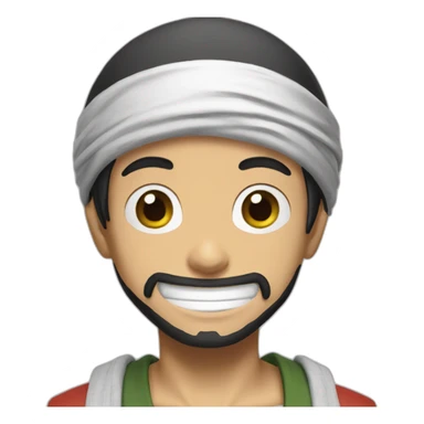 Luffy muslim sticker