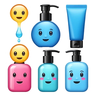 Aesthetic skincare sticker