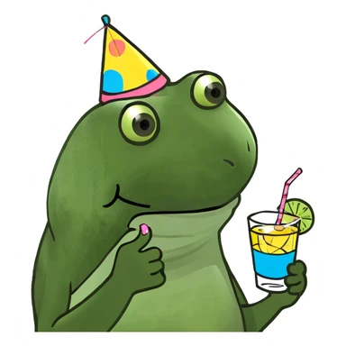 two people social at party sticker